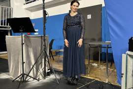 pokaz rysowania piaskiem