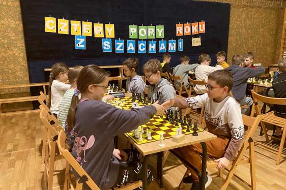 zawodnicy podczas gry